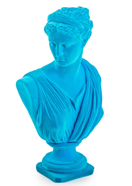 Teal Flock Large Artemis Bust