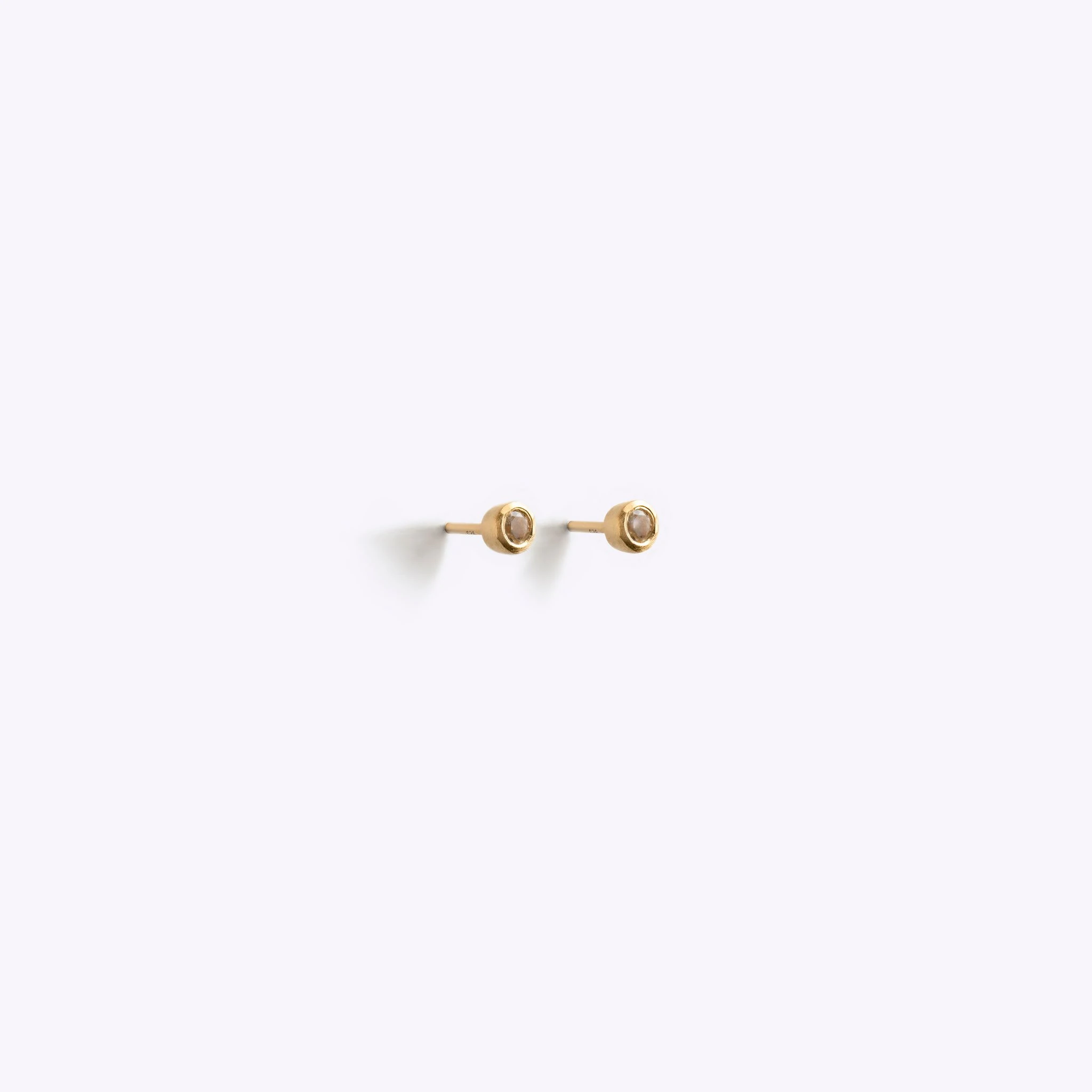 February Birthstone Stud Earring