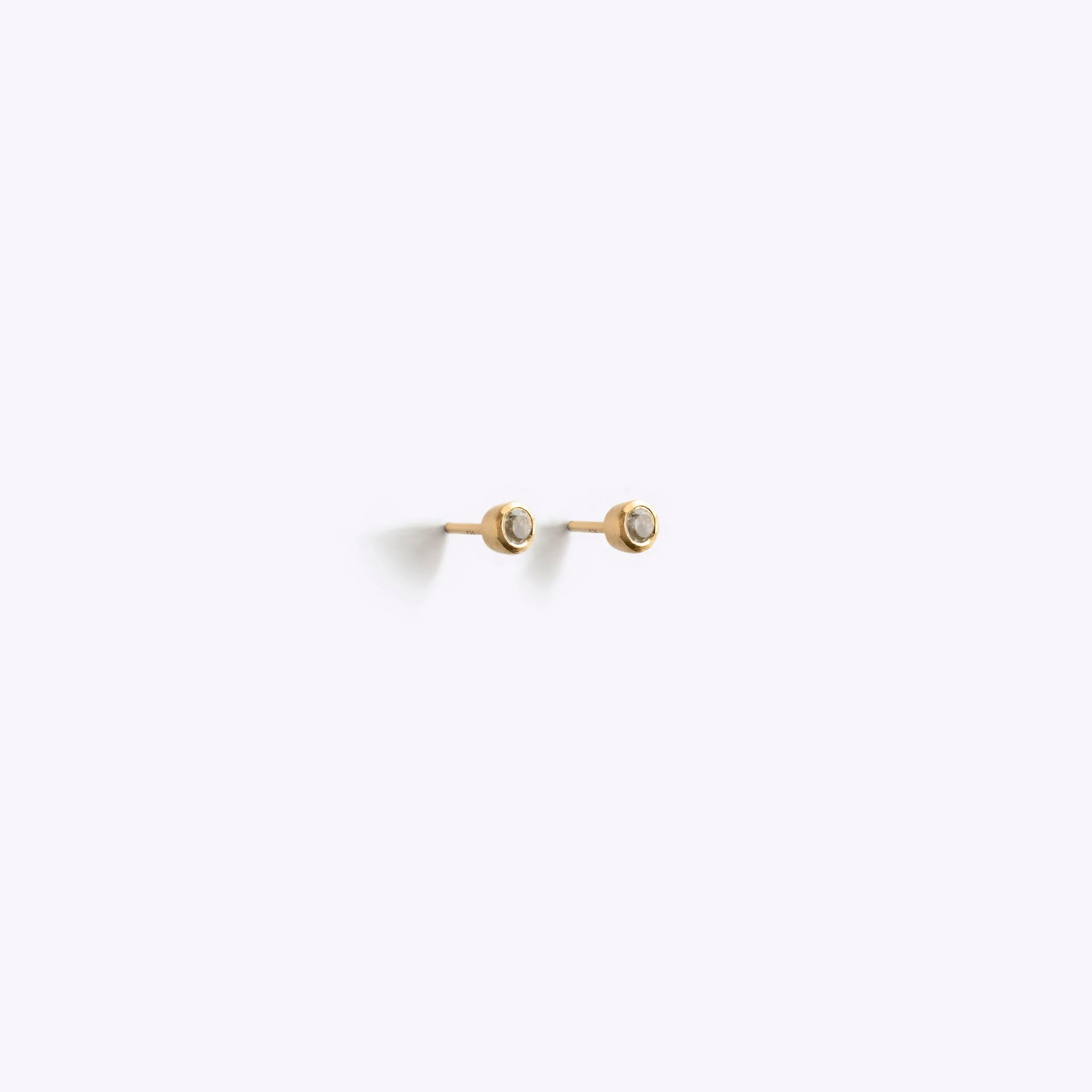 March Birthstone Stud Earring