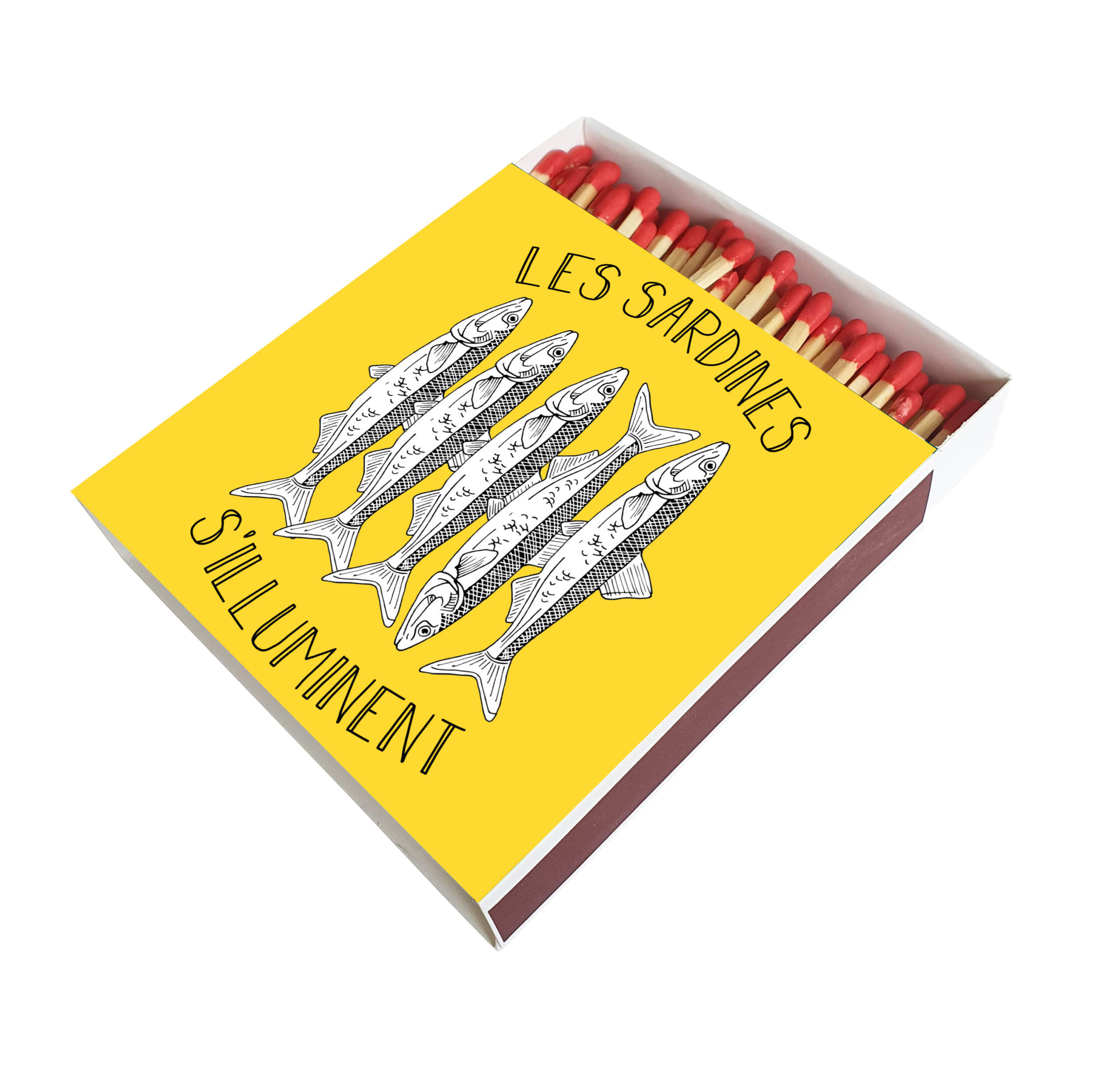 BySphere Box of 125 matches - les sardines s'illuminent