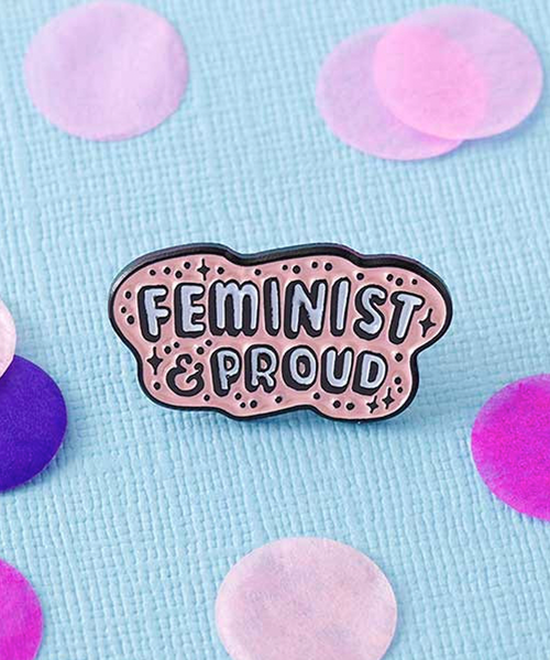 Punky Pins Feminist Pin