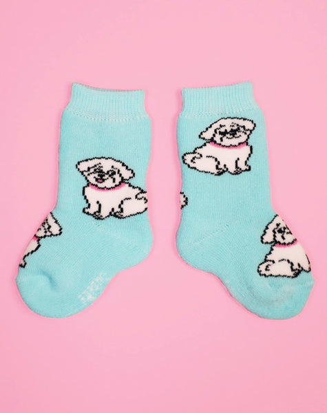 Coucou Suzette Bichon Baby Socks