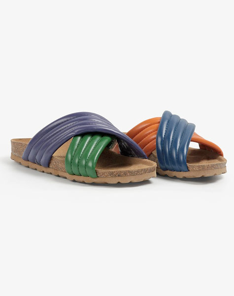 Bobo Choses Color Block Cross Strap Sandals