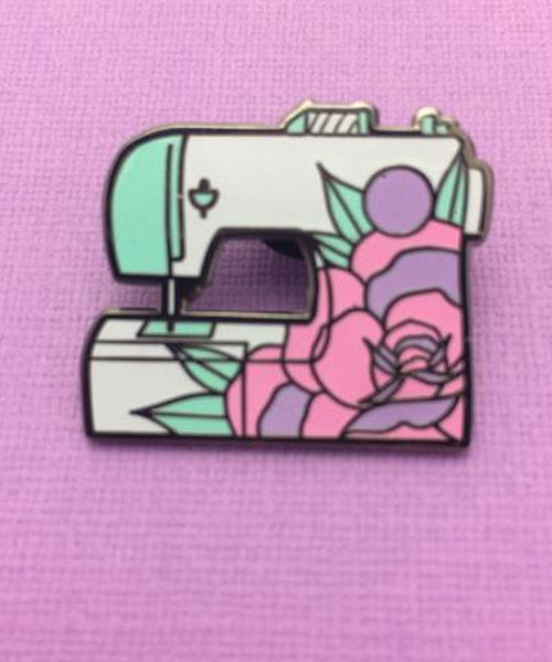 Punky Pins Floral Sewing Machine Pin