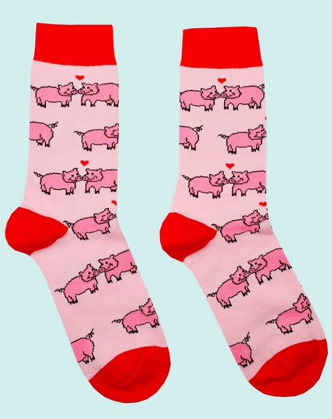 Coucou Suzette Pig In Love Socks