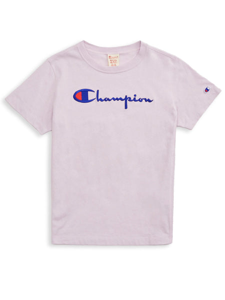 Champion Script Logo Crew Neck T-shirt