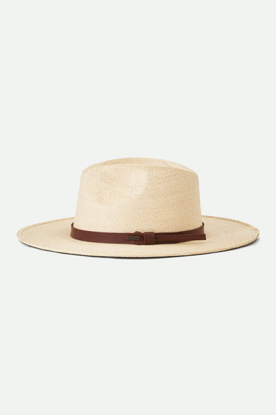 Brixton Field Proper Natural Straw Hat