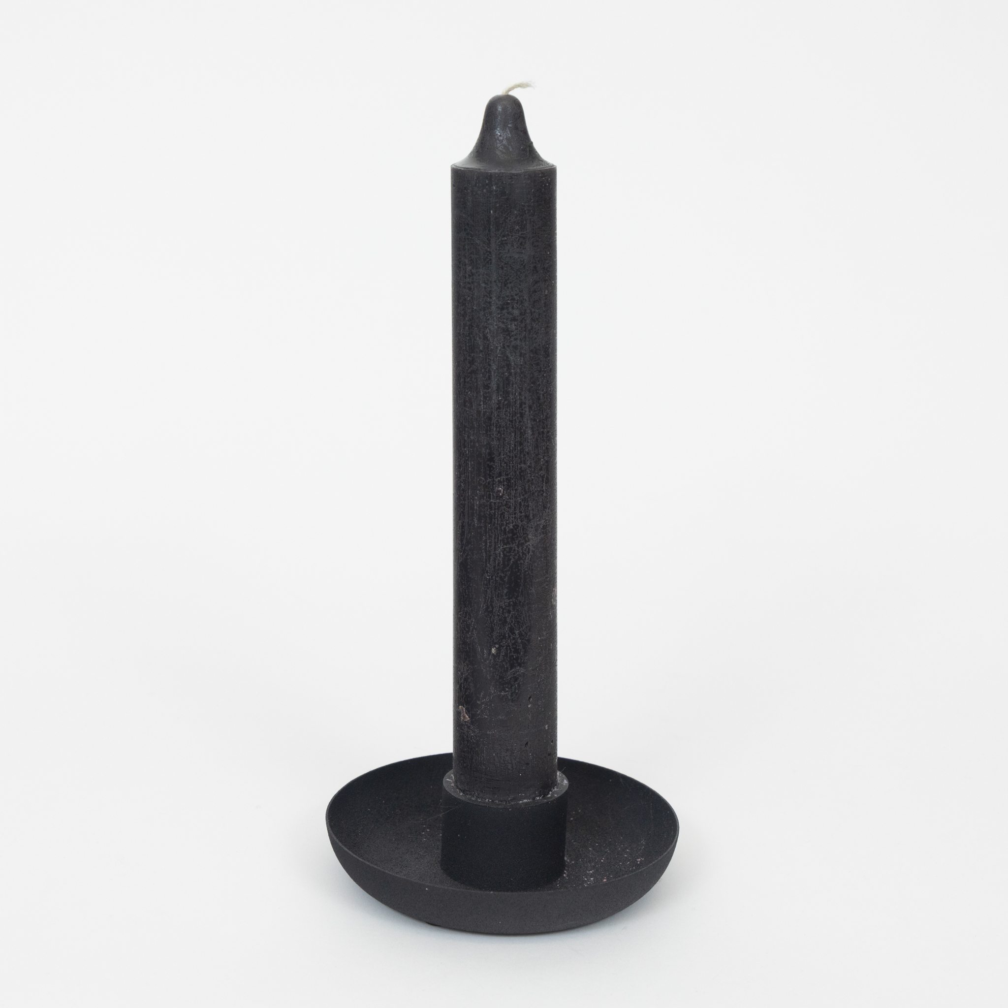 Ib Laursen Black Narrow Pillar Candle Holder