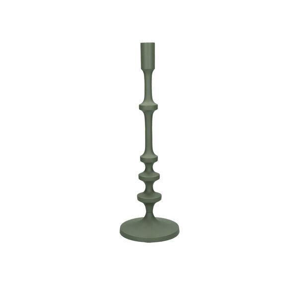 Pomax Oskar - candle holder - aluminium - DIA 14,5 x H 42,5 cm - sage