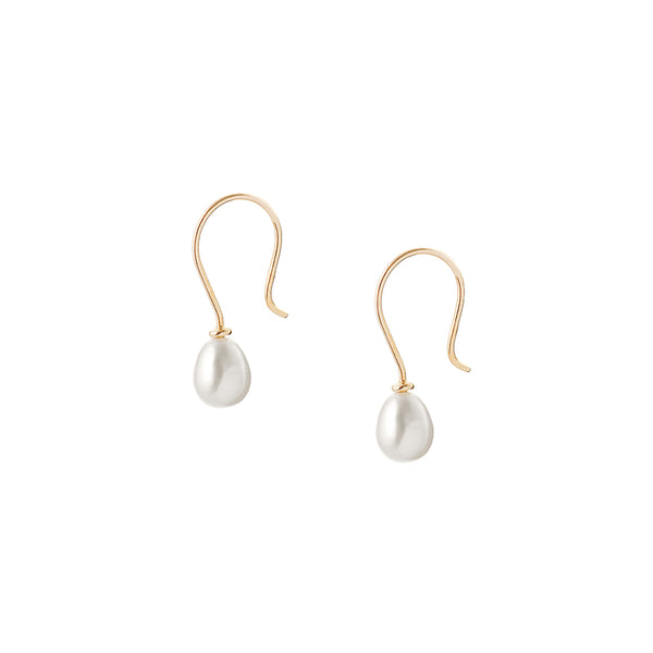 Renné Jewellery 9 Carat Gold Drop Pearls