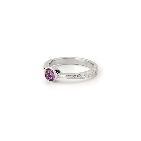 Amethyst Iota Ring