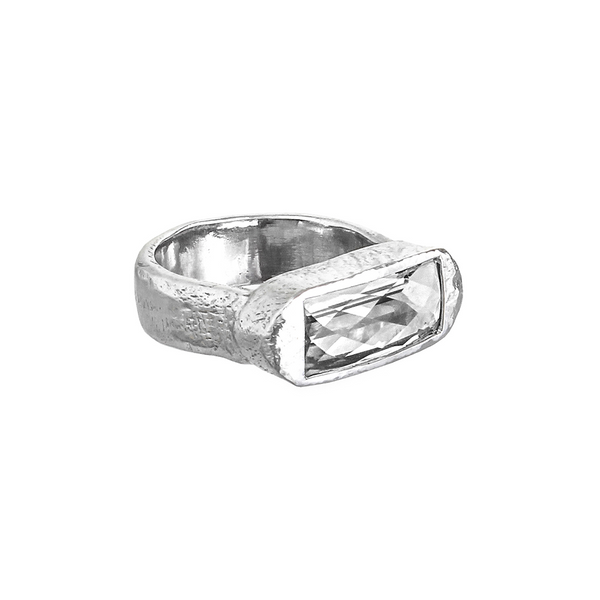 Renné Jewellery Clear Quartz Hope Ring
