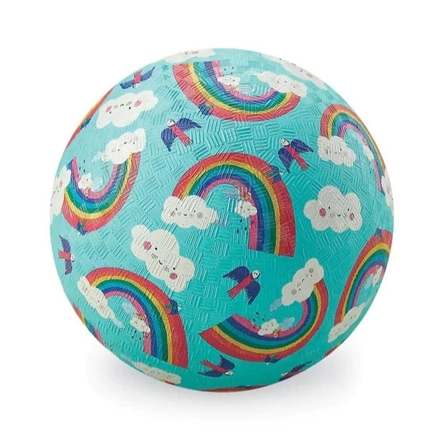 Rubber Ball - Rainbow 18 Cm