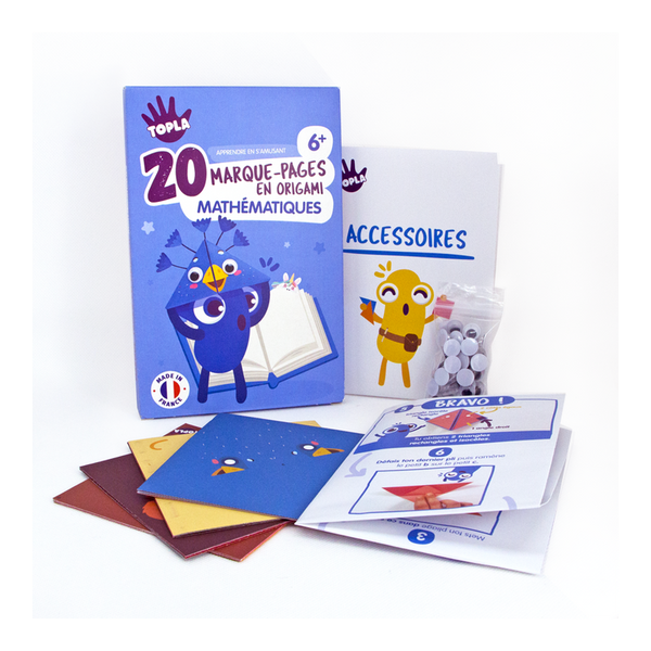 thepartyville 20 Marque-pages En Origami - Mathematiques