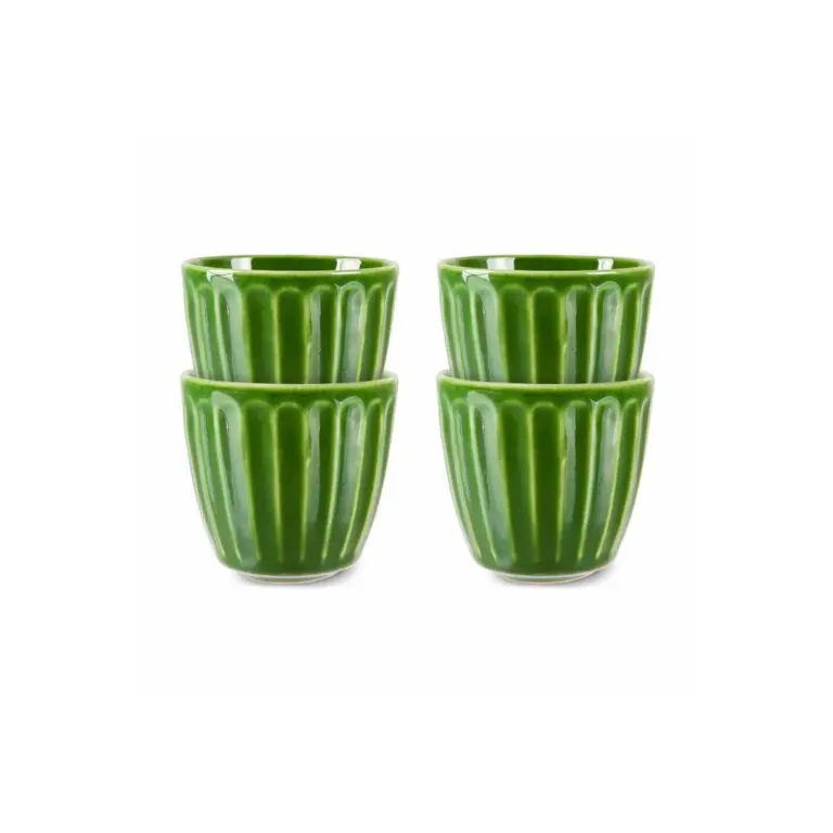 HK Living Set de mug céramique vert