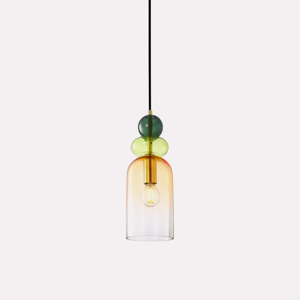 Ixia Tortona D10 Coloured Glass Pendant Lamp 10cm