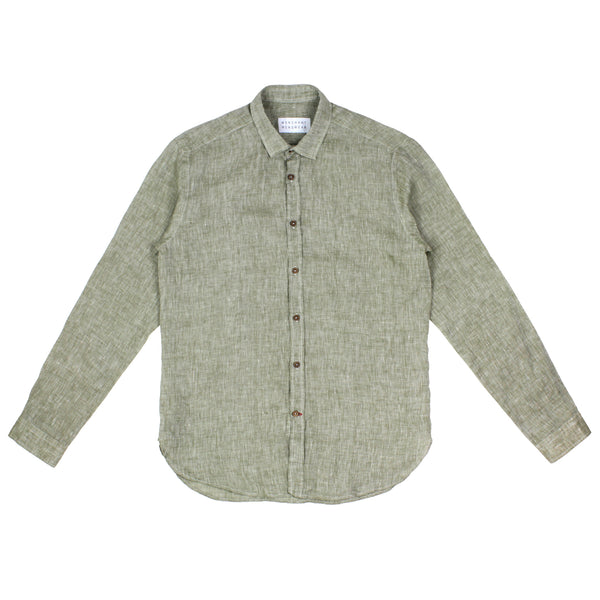 Mercante Linen Shirt Verdicchio Green