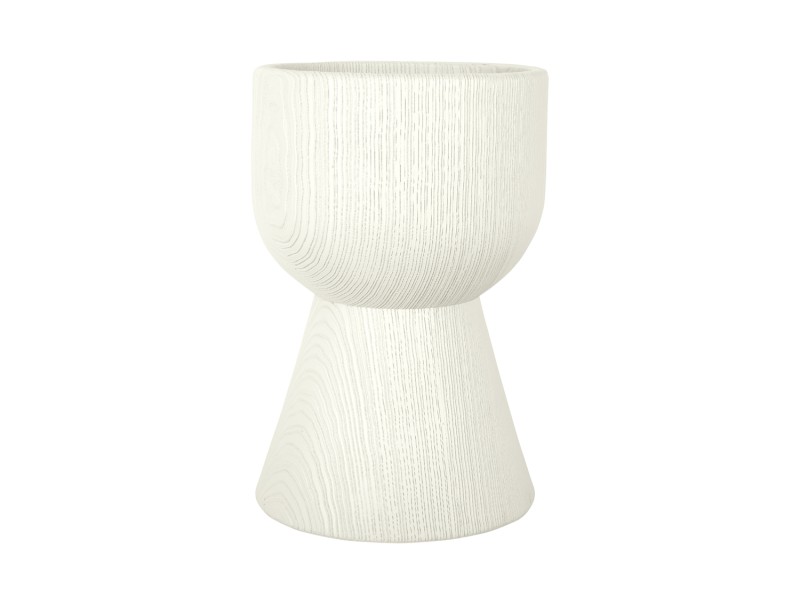 Tam tam - white (medium) Plant Pot