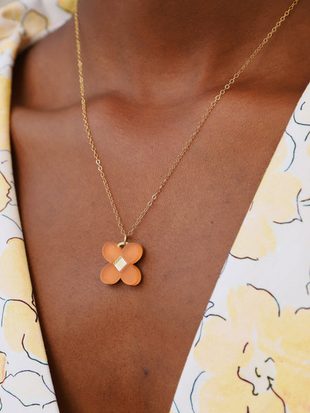 Bella Necklace In Terracotta