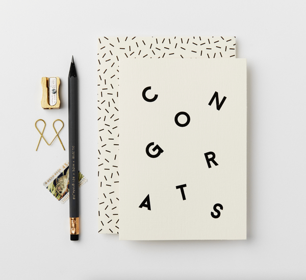 | Congrats Scatter | Greetings Card