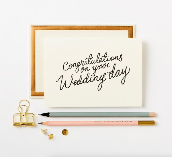 | Congrats Wedding Day | Greetings Card