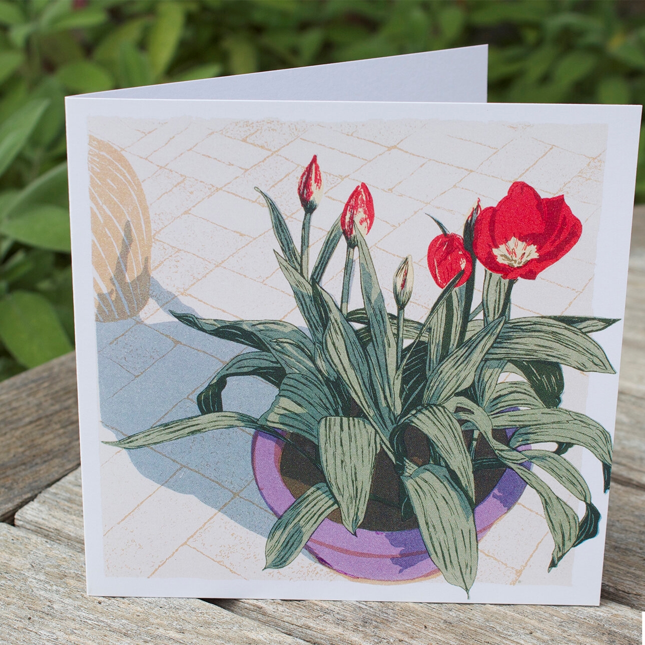 Anna Harley Tulip Greetings Card