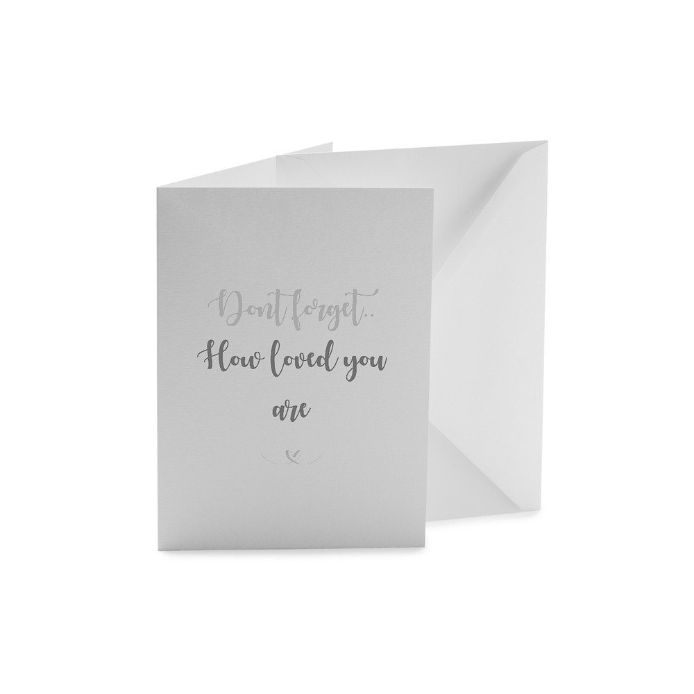 Scottie & Russell 'Don't Forget How Loved You Are' S&R Greeting Card.