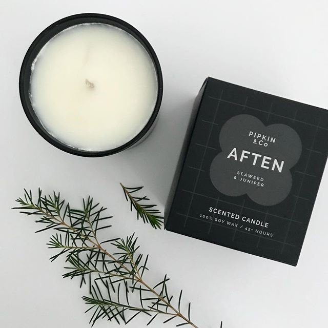 Scented Soy Wax Candle - AFTEN (Seaweed & Juniper)