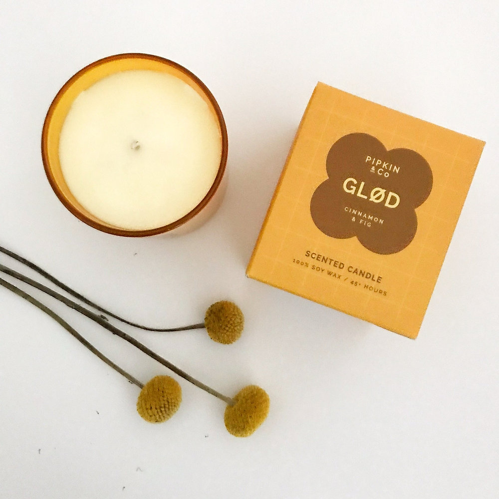 Scented Soy Wax Candle - GLOD (Cinnamon & Fig)