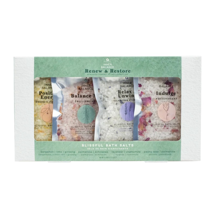 Aroma Home Renew and Restore Bath Salts - Selection of Four