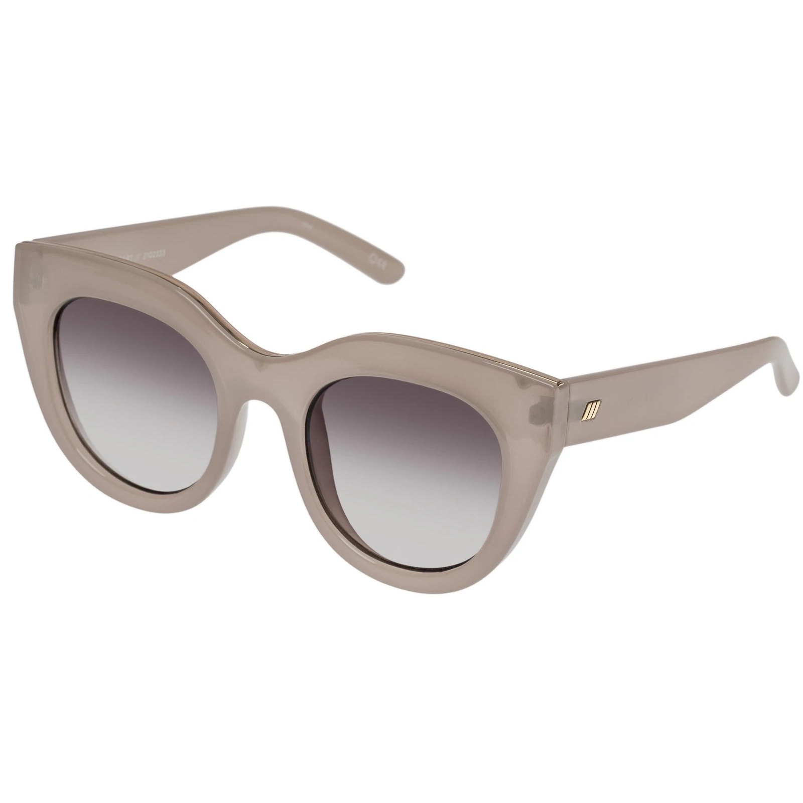 Le Specs Oatmeal Grey Air Heart Sunglasses