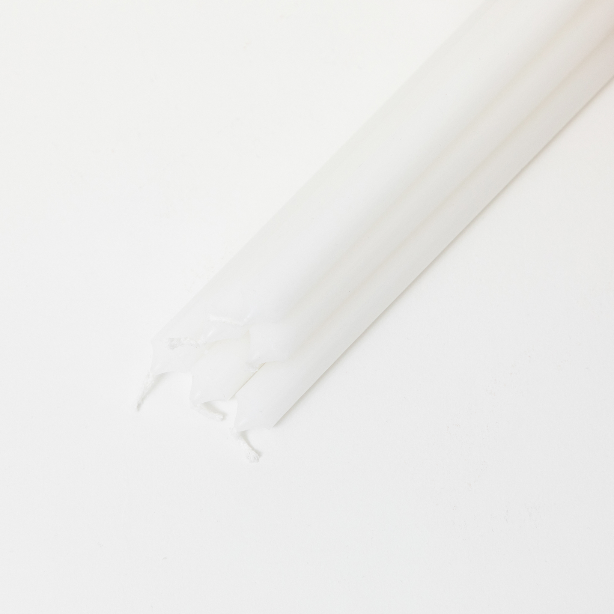 Ib Laursen White Narrow Taper Candle Pack of 6