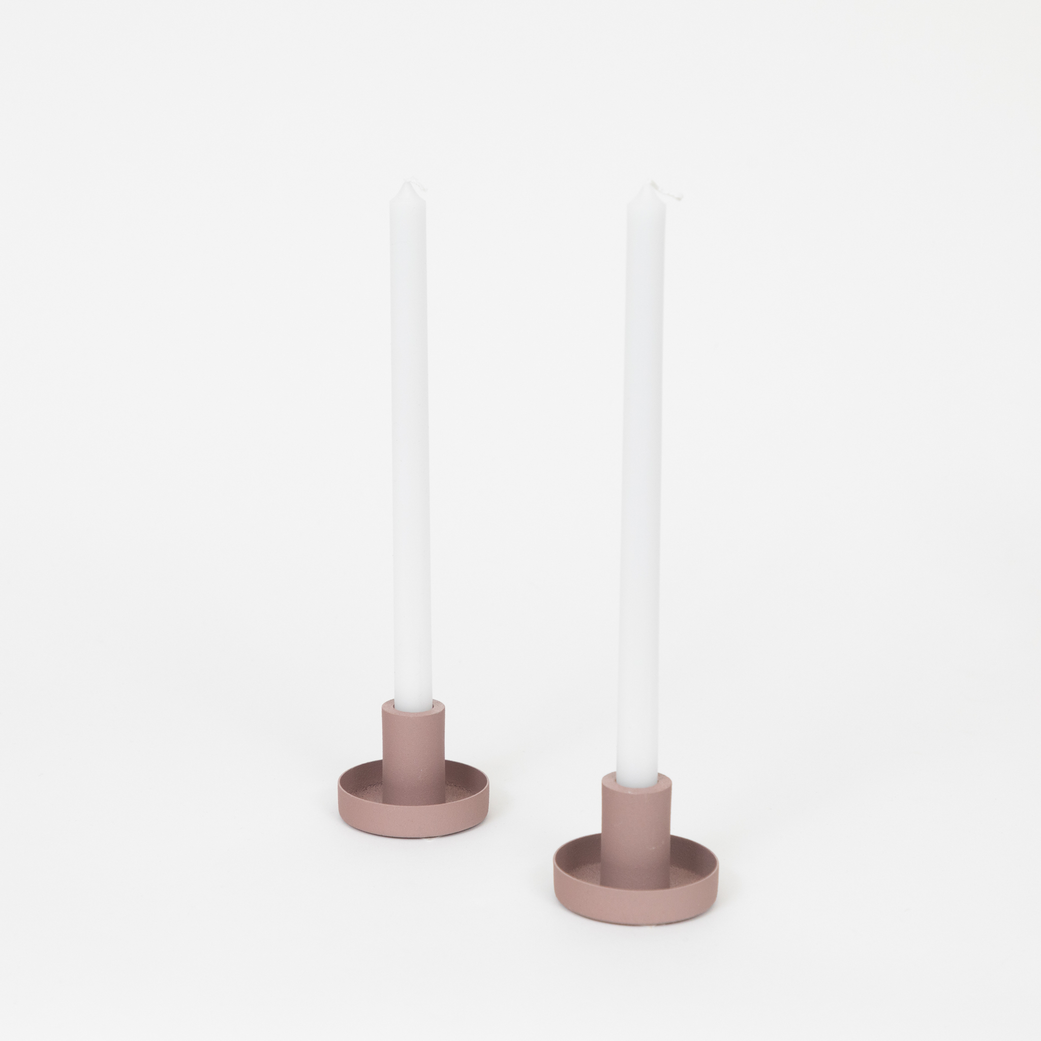 Ib Laursen Pink Narrow Taper Candle Holder Pack of 2