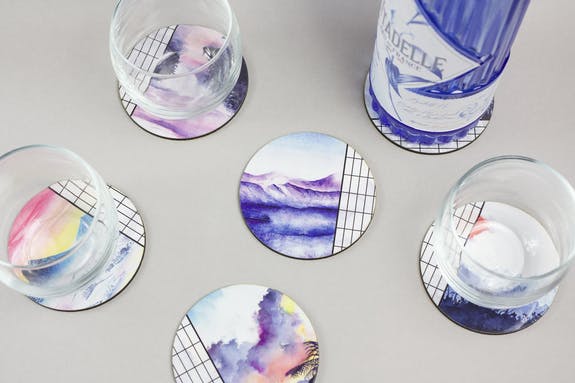 Yukka Landscape Coasters - Set of 6 - Giftbox