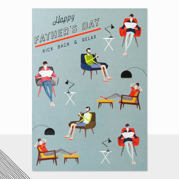 Laura Darrington Design Happy Fathers Day - Relax Card