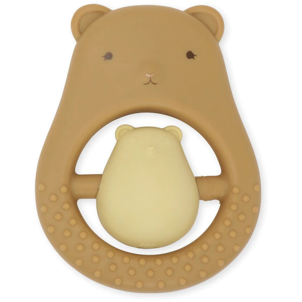 (ks17606) Teeth Soother Sibling - Teddy Almond