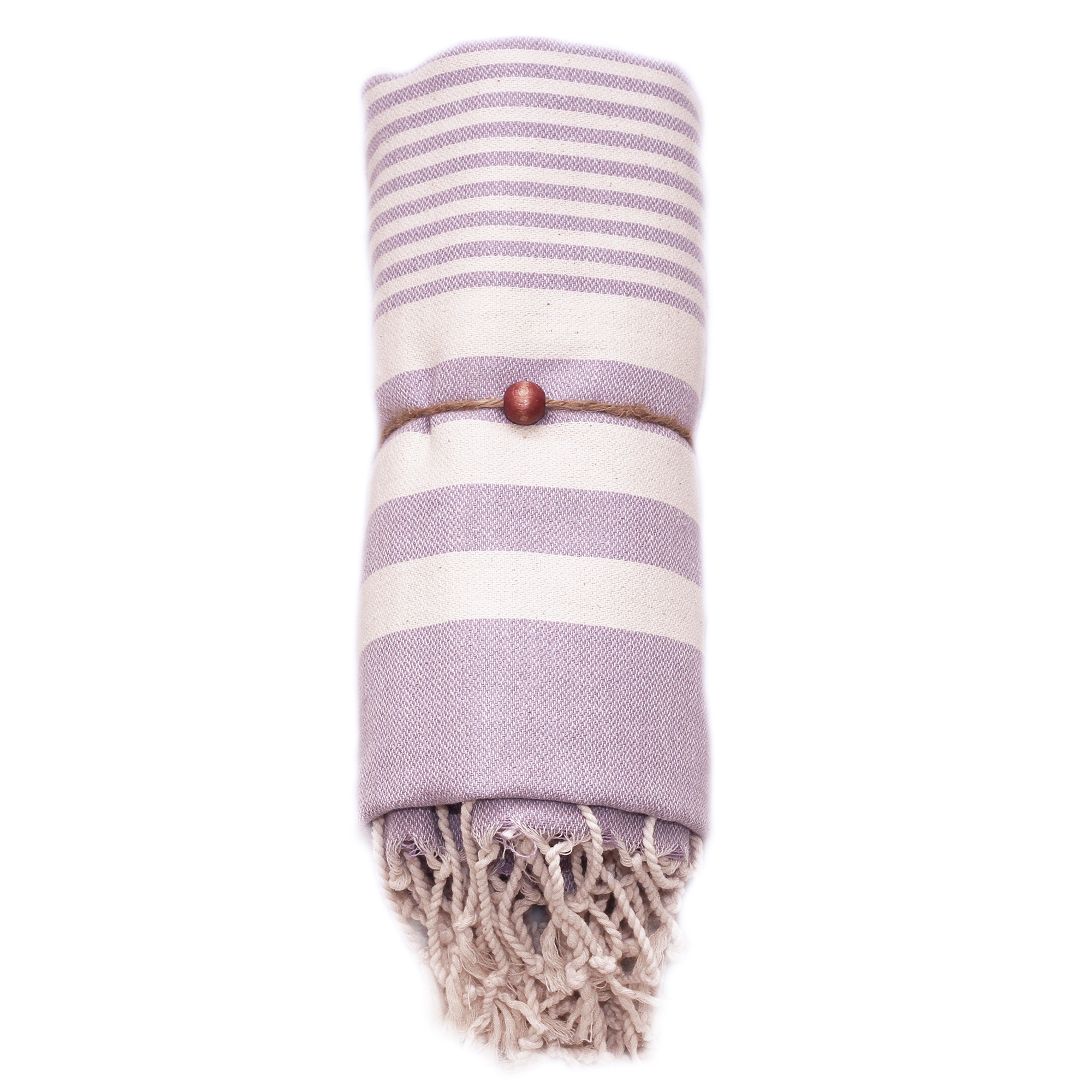 Made at hand Handwoven Beach Towel/Blanket in Lilac