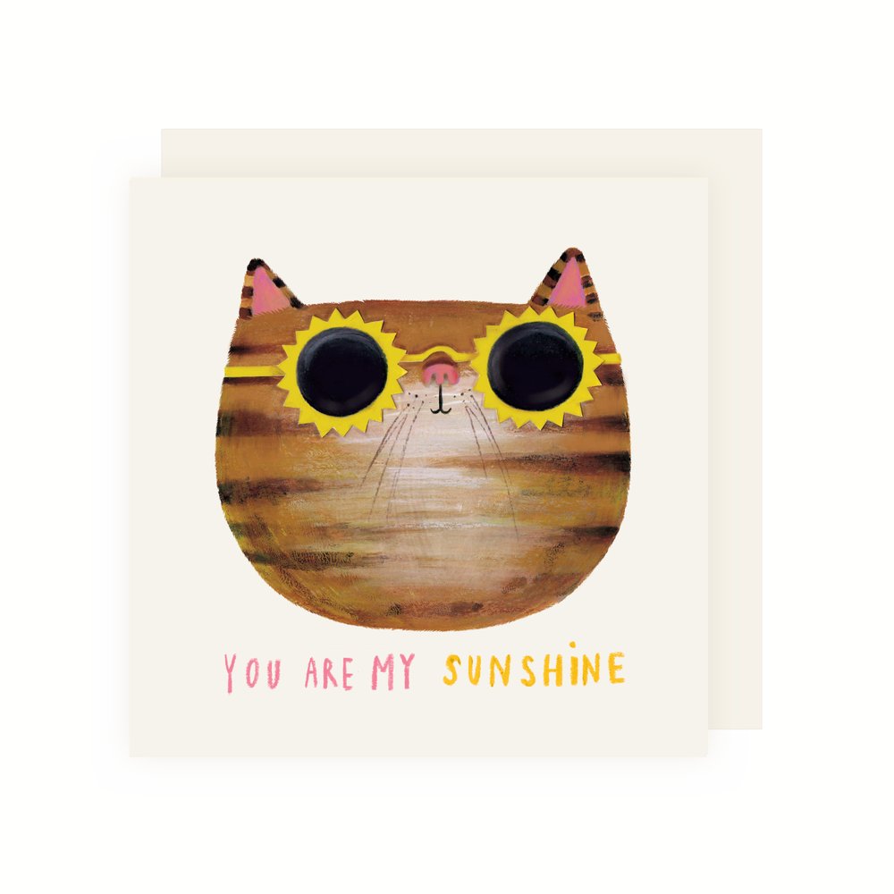 Charley Rabbit Publishing You Are My Sunshine Cat Card