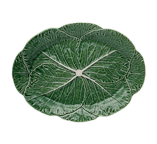 Bordallo Pinheiro - Cabbage Oval Platter - 43cm