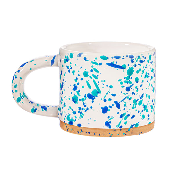 Quince & Cook Turquoise Splatter Mug