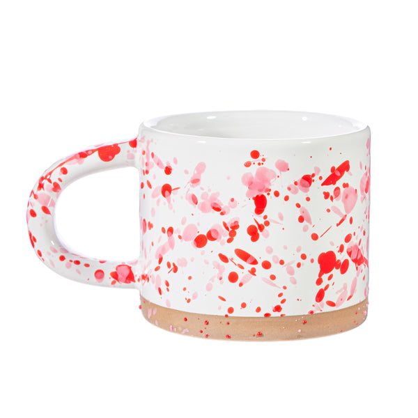 Quince & Cook Raspberry Splatter Mug