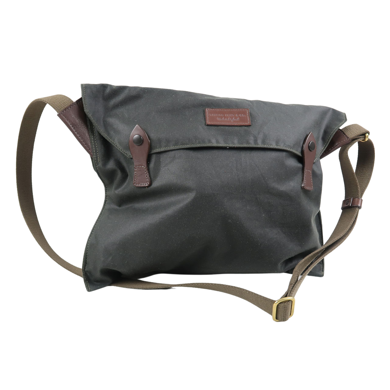 Taylor Kent Musette - Waxed Cotton Bag - Green