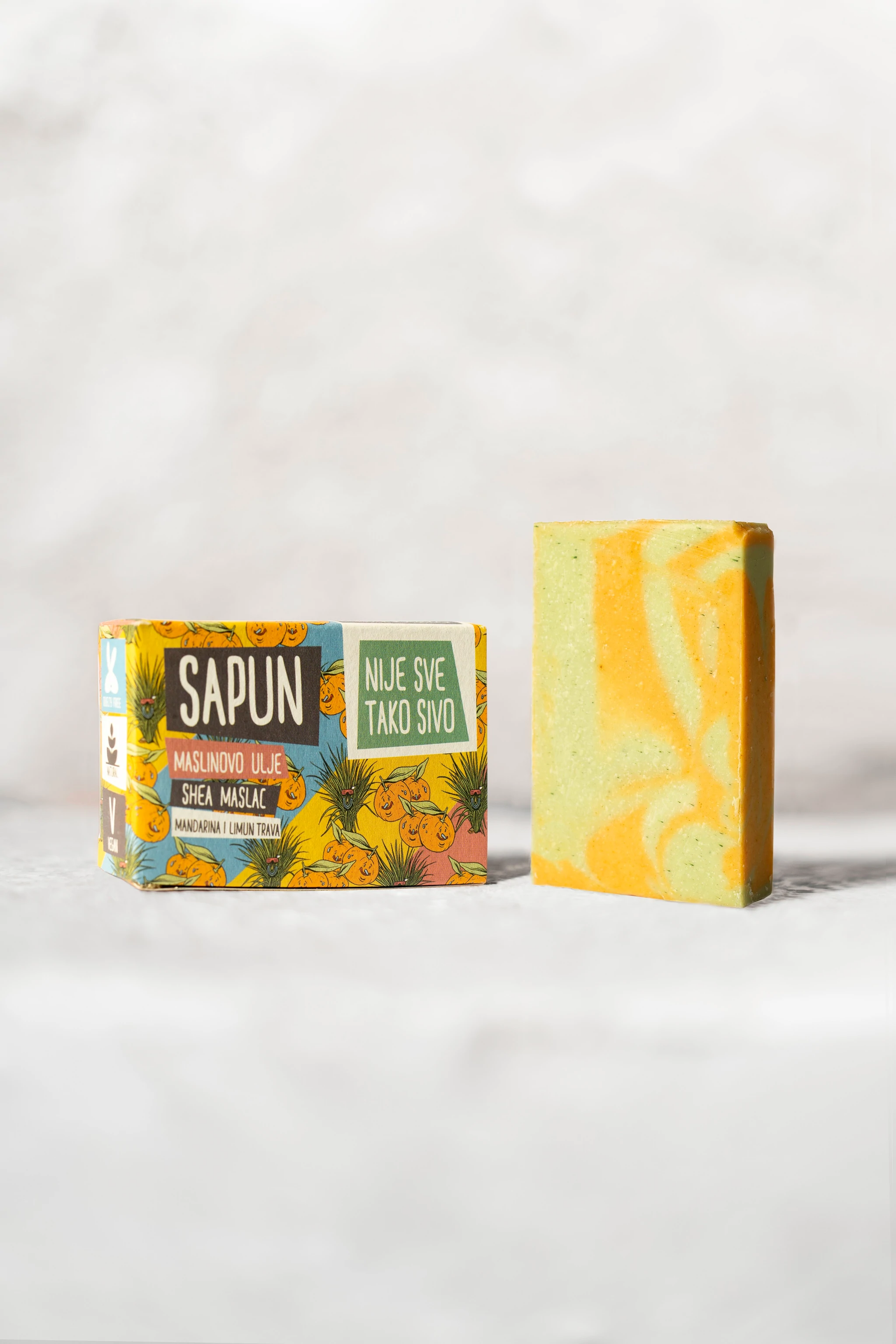 Sapunoteka Carnival Soap - Mandarin and Lemongrass