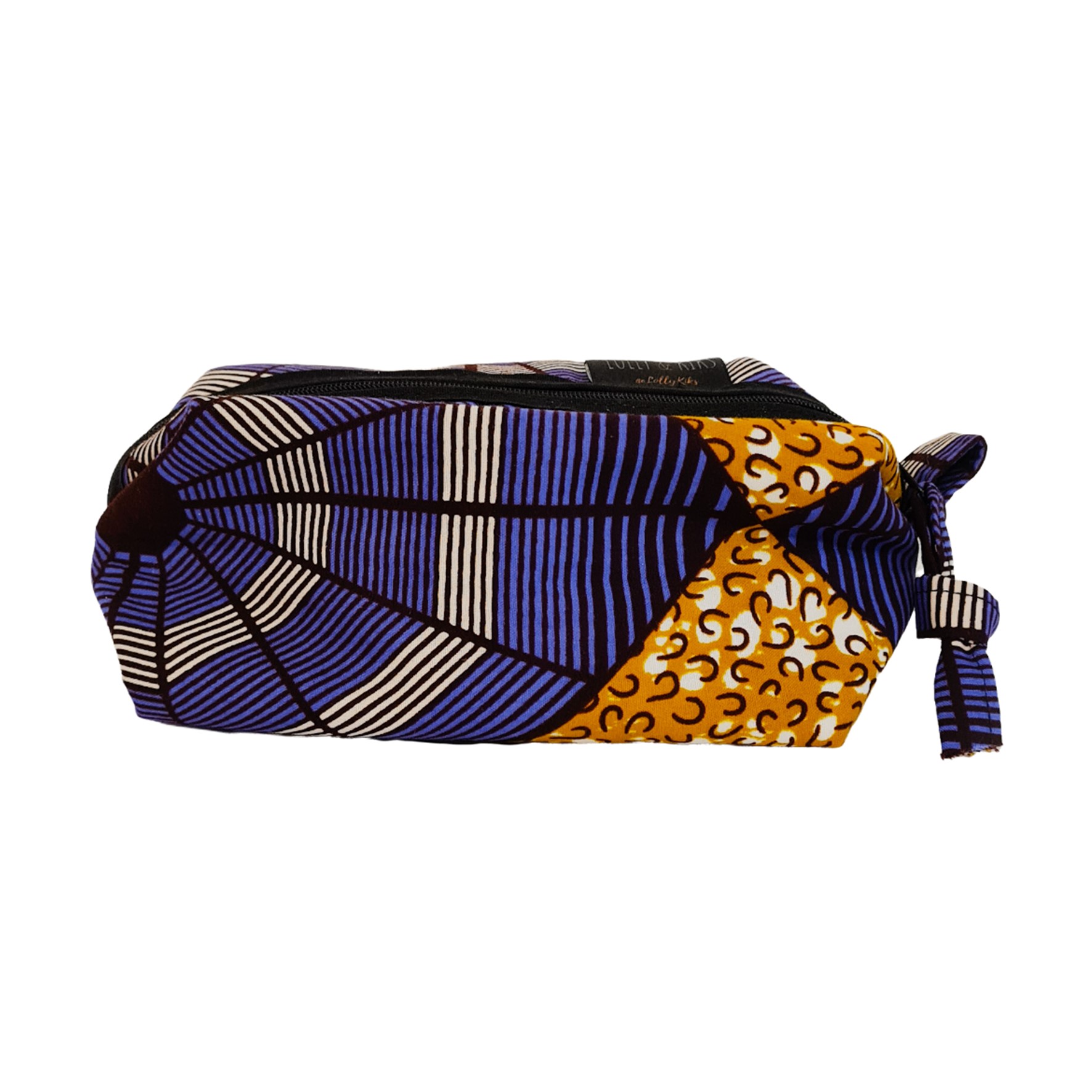 Blue Cotton Cosmetic Bag Bunmi