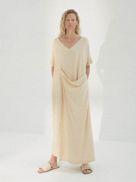 Sand Linen Dress