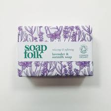 Soap Folk  Lavender & Oatmilk Organic Soap