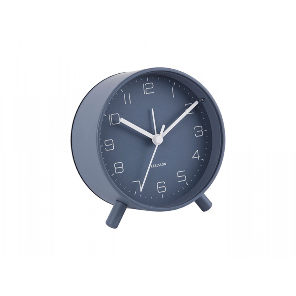 Karlsson Night Blue Lofty Tabletop Alarm Clock 