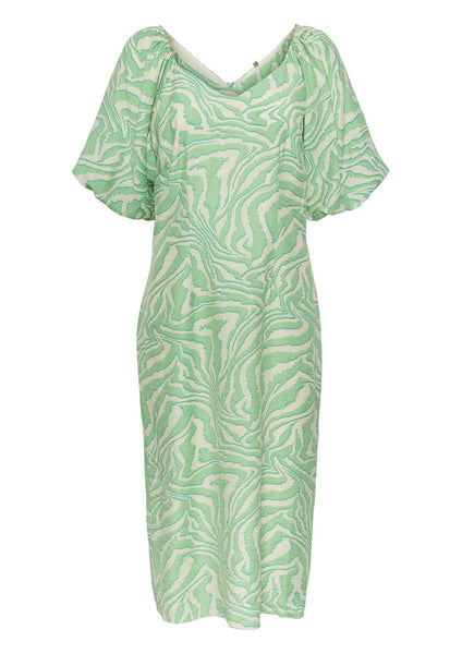Y.A.S Zebena Green Midi Dress