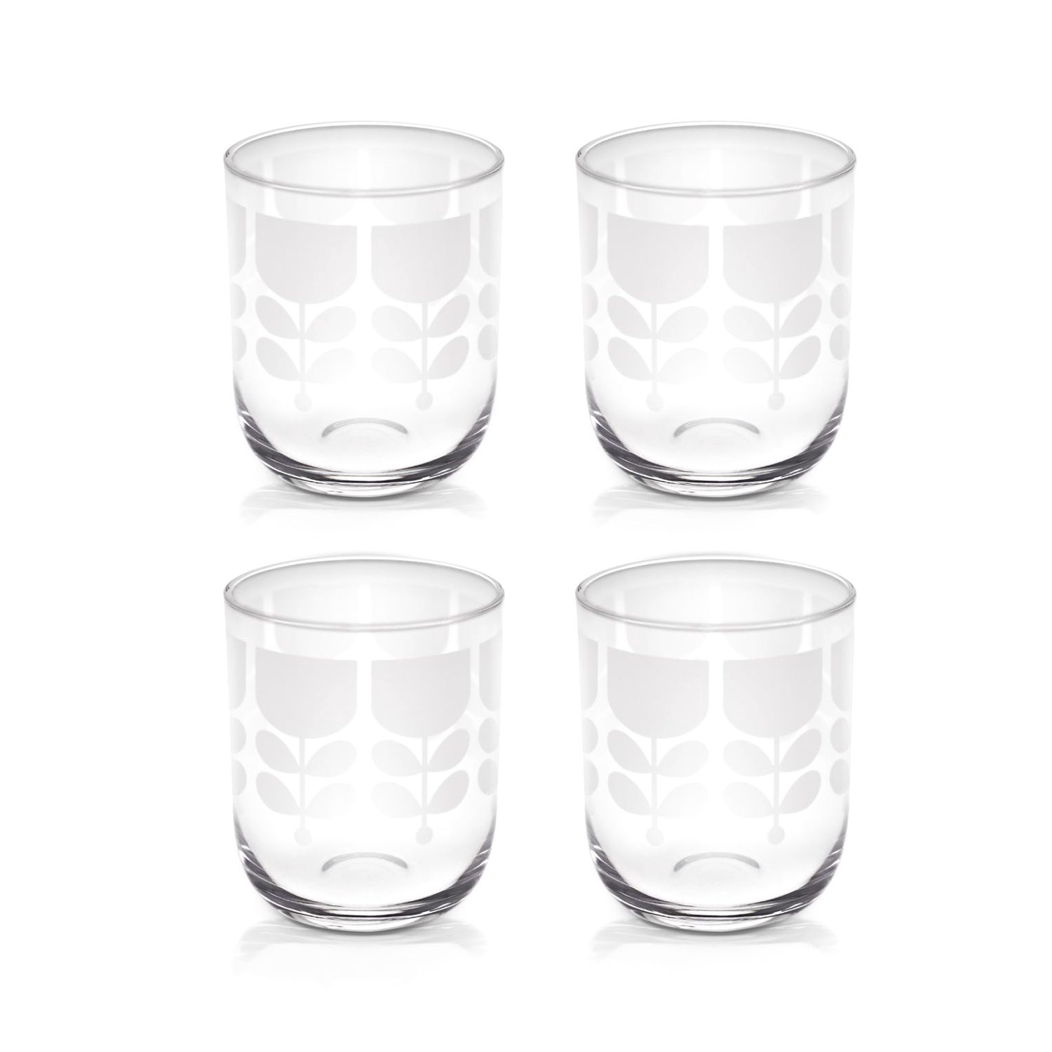 Set Of 4 Formal Water Glasses