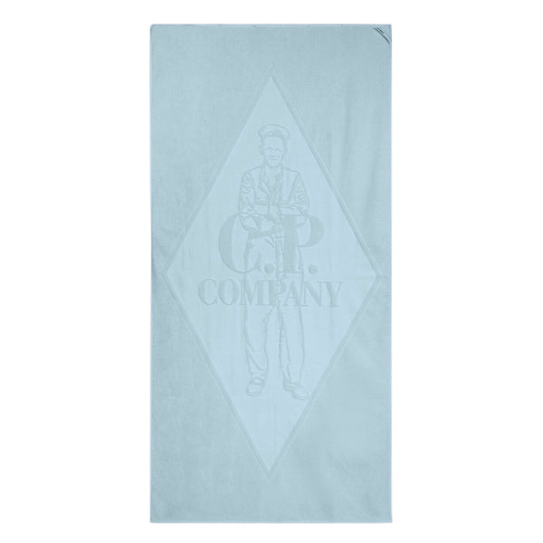 Graphic Beach Towel Baby Blue